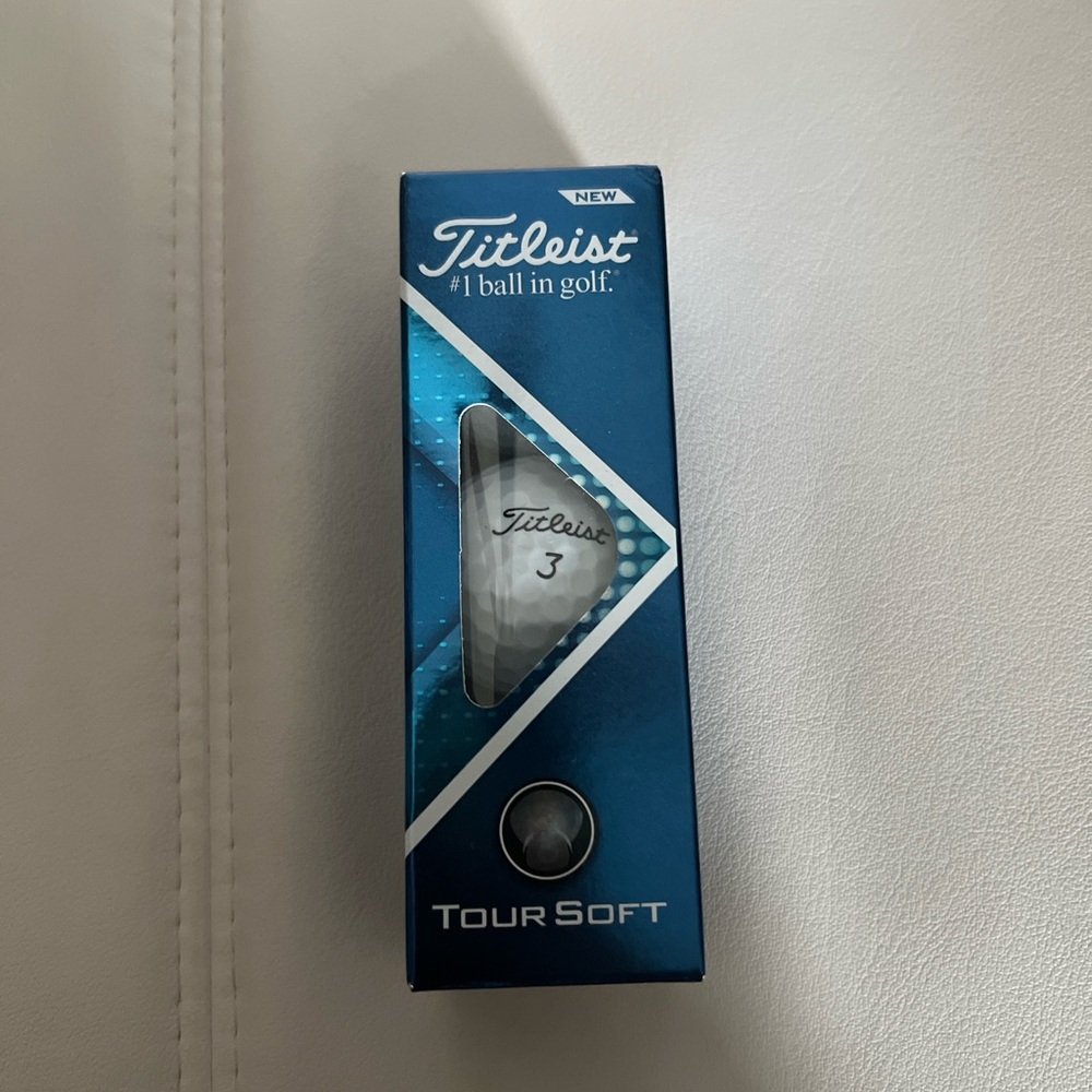 Titleist Tour Soft Golf Ball Sleeve - Blue and White